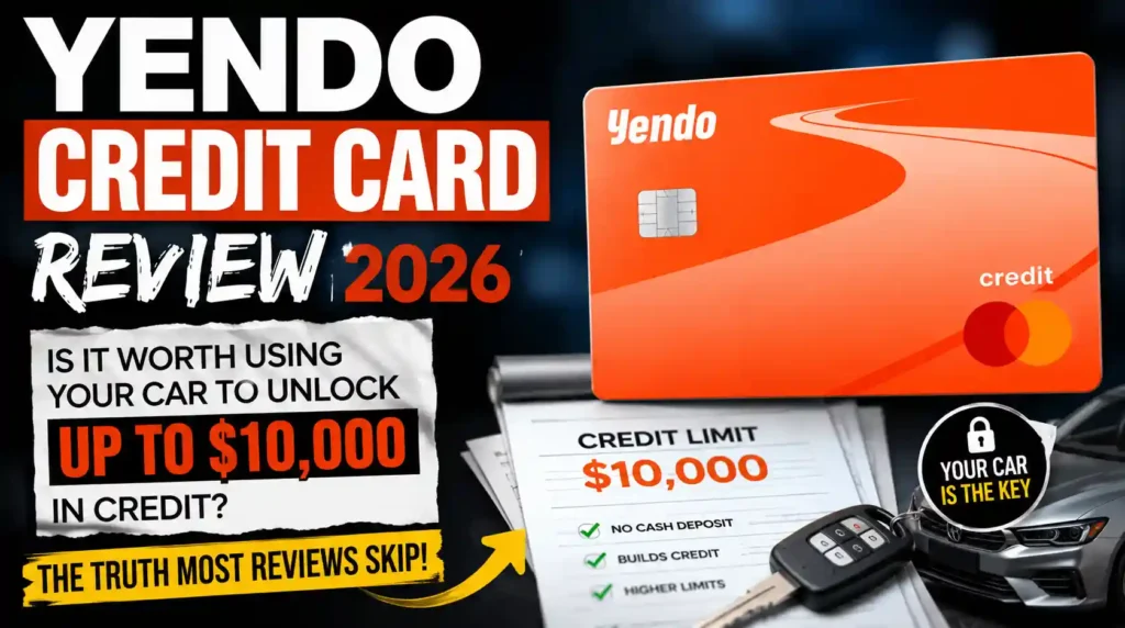 Yendo Credit Card Review 2026: Is It Worth Using Your Car To Unlock Up to $10,000 in Credit?